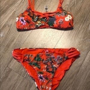 TiNiBiKiNi 2 Pc Reversible Bikini SET NWT Sz XL